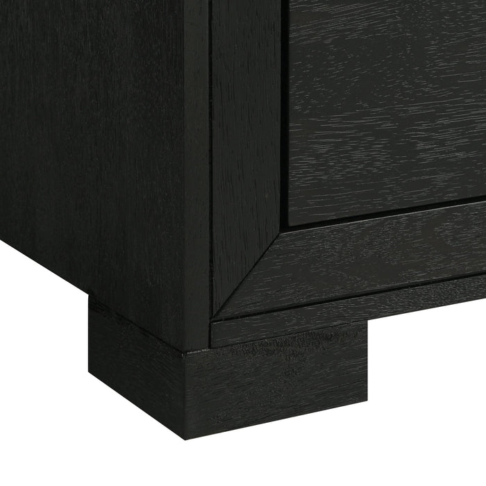 Allan 6-Drawer Dresser in Black - Sweet Furniture (Columbus, Ohio)