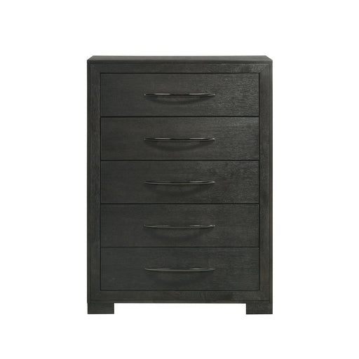 Allan 5-Drawer Chest in Black - Sweet Furniture (Columbus, Ohio)