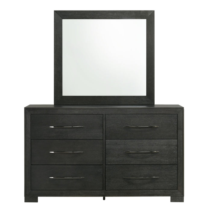 Allan Dresser & Mirror Set in Black - Sweet Furniture (Columbus, Ohio)