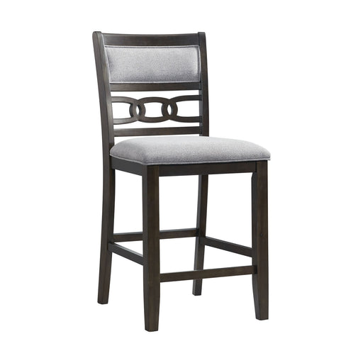 Amherst Counter Side Chair W/Fabric Cushion Dark Finish (2 Per Pack) - Sweet Furniture (Columbus, Ohio)