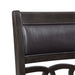 Amherst Counter Side Chair W/PU Cushion Dark Finish (2 Per Pack) - Sweet Furniture (Columbus, Ohio)