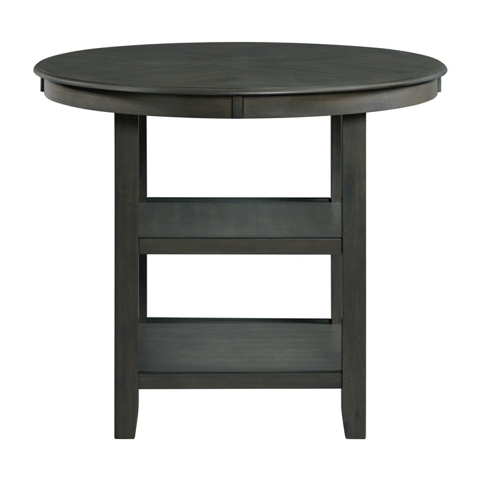 Amherst Counter Table w/Wood Leg Grey Finish
