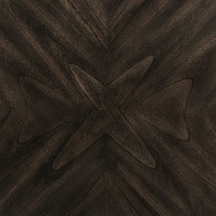 Amherst Dining Side Chair W/PU Cushion Side Stretcher Dark Finish (2 Per Pack) - Sweet Furniture (Columbus, Ohio)