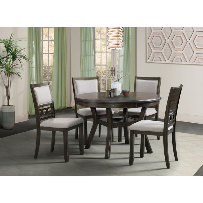 Amherst Dining Side Chair W/Fabric Cushion Dark Finish (2 Per Pack) - Sweet Furniture (Columbus, Ohio)