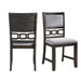 Amherst Dining Side Chair W/Fabric Cushion Dark Finish (2 Per Pack) - Sweet Furniture (Columbus, Ohio)
