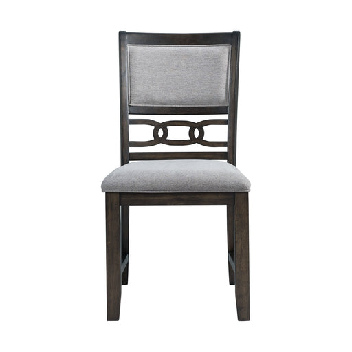 Amherst Dining Side Chair W/Fabric Cushion Dark Finish (2 Per Pack) - Sweet Furniture (Columbus, Ohio)
