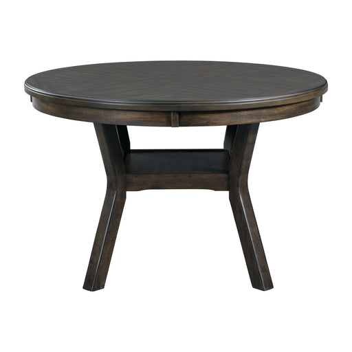 Amherst Dining Table w/Wood Leg Dark Finish - Sweet Furniture (Columbus, Ohio)