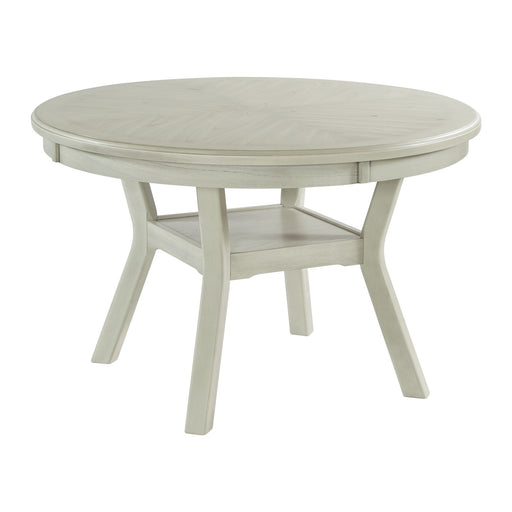 Amherst Dining Table w/Wood Leg White Finish - Sweet Furniture (Columbus, Ohio)