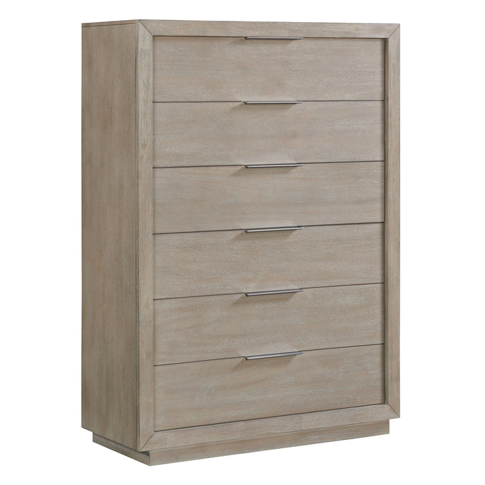 Arcadia 6-Drawer Chest in Grey - Sweet Furniture (Columbus, Ohio)