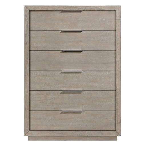 Arcadia 6-Drawer Chest in Grey - Sweet Furniture (Columbus, Ohio)