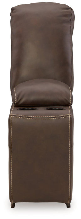 Dunleith Power Reclining Loveseat with Console - Sweet Furniture (Columbus, Ohio)