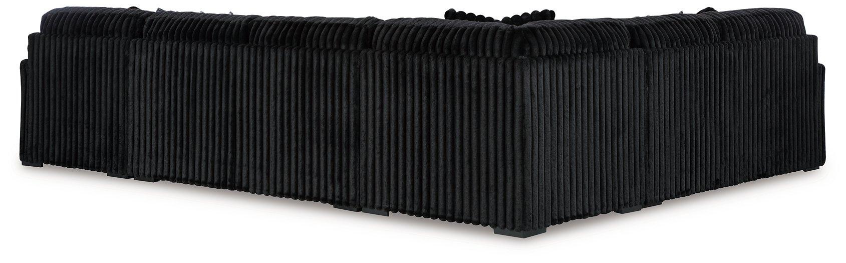 Midnight-Madness Sectional with Chaise - Sweet Furniture (Columbus, Ohio)