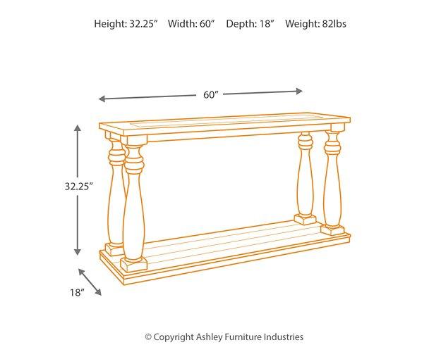 Mallacar Sofa/Console Table