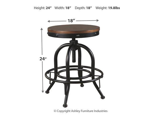 Valebeck Counter Height Bar Stool - Sweet Furniture (Columbus, Ohio)