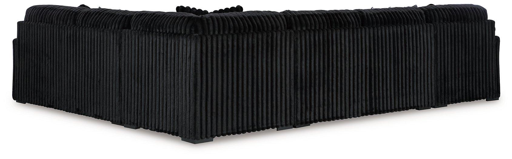 Midnight-Madness Sectional with Chaise - Sweet Furniture (Columbus, Ohio)