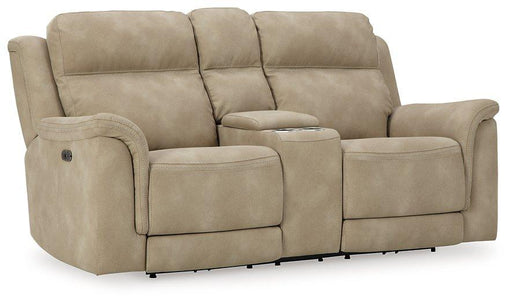 Next-Gen DuraPella Power Reclining Loveseat with Console - Sweet Furniture (Columbus, Ohio)