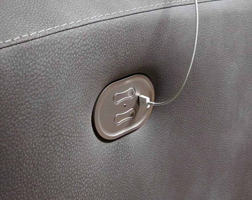 Next-Gen DuraPella Power Reclining Sectional Loveseat - Sweet Furniture (Columbus, Ohio)