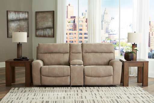 Next-Gen DuraPella Power Reclining Sectional Loveseat with Console - Sweet Furniture (Columbus, Ohio)