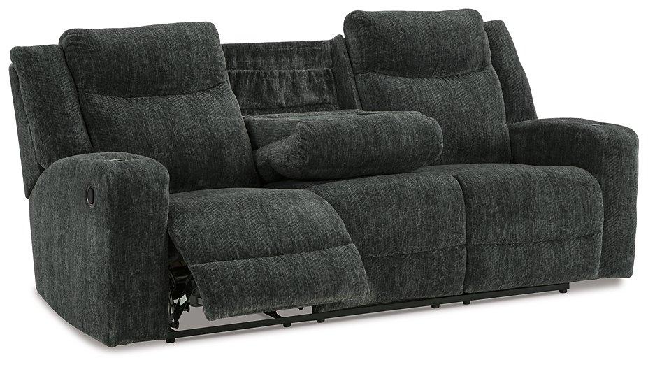 Martinglenn Reclining Sofa with Drop Down Table