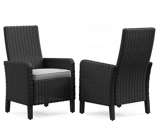 Beachcroft Outdoor Arm Chair with Cushion (Set of 2) - Sweet Furniture (Columbus, Ohio)