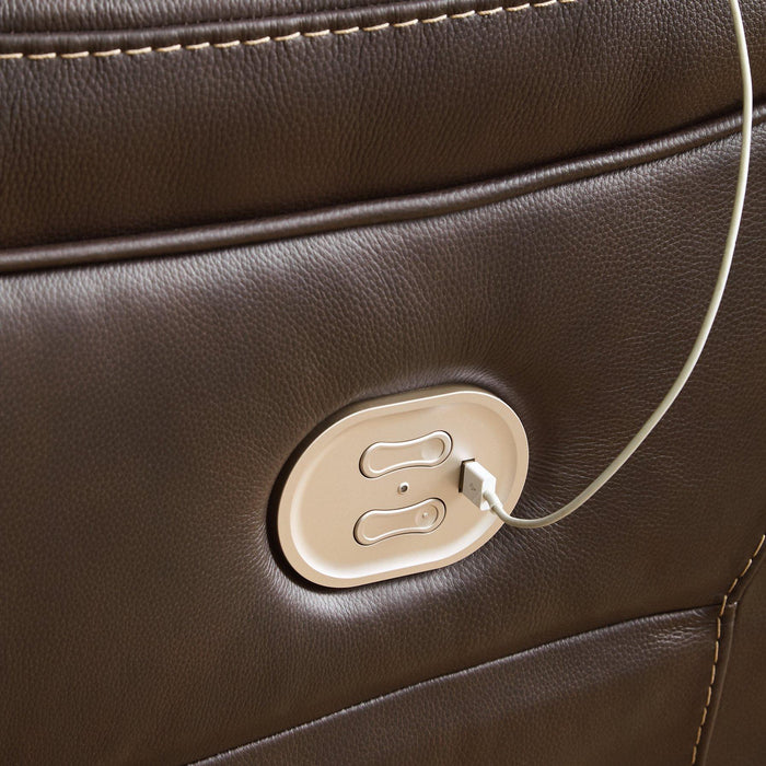 Dunleith Power Reclining Sectional Loveseat - Sweet Furniture (Columbus, Ohio)