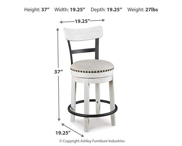 Valebeck Counter Height Bar Stool - Sweet Furniture (Columbus, Ohio)