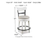 Valebeck Counter Height Bar Stool - Sweet Furniture (Columbus, Ohio)