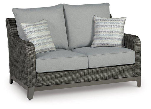 Elite Park Outdoor Loveseat with Cushion - Sweet Furniture (Columbus, Ohio)