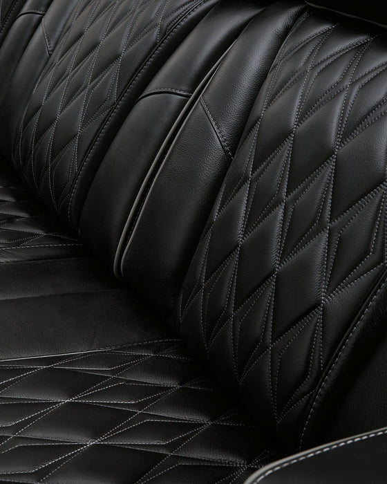 Boyington Power Reclining Loveseat with Console - Sweet Furniture (Columbus, Ohio)