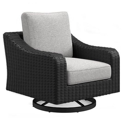 Beachcroft Outdoor Swivel Lounge with Cushion - Sweet Furniture (Columbus, Ohio)