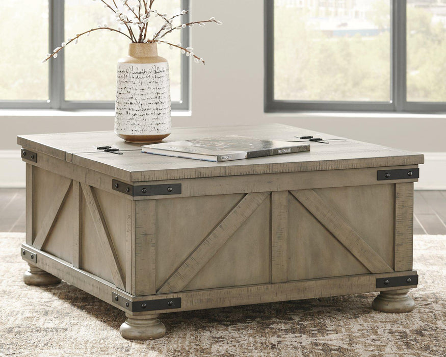 Aldwin Coffee Table With Storage - Sweet Furniture (Columbus, Ohio)