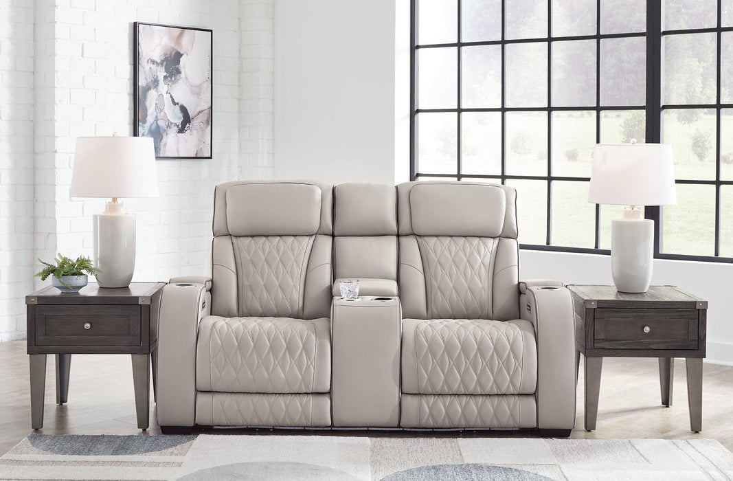 Boyington Power Reclining Loveseat with Console - Sweet Furniture (Columbus, Ohio)