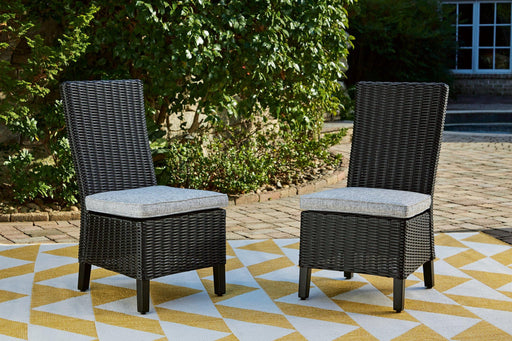 Beachcroft Outdoor Side Chair with Cushion (Set of 2) - Sweet Furniture (Columbus, Ohio)