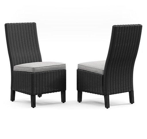 Beachcroft Outdoor Side Chair with Cushion (Set of 2) - Sweet Furniture (Columbus, Ohio)