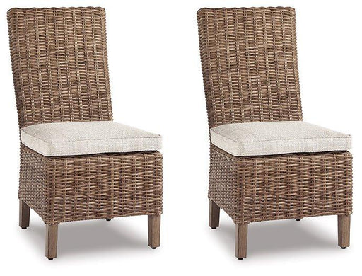 Beachcroft Outdoor Side Chair with Cushion (Set of 2) - Sweet Furniture (Columbus, Ohio)