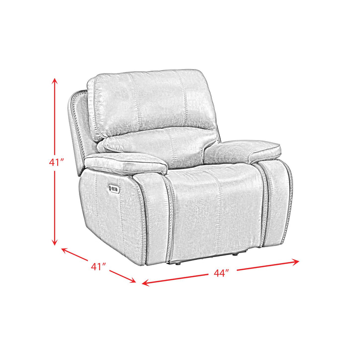 Atlantis Power Motion Recliner with Power Head Recliner in Heritage Brown - Sweet Furniture (Columbus, Ohio)