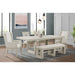 Avalanche Dining Bench in Antique White - Sweet Furniture (Columbus, Ohio)