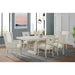 Avalanche Standard Height Dining Set in Antique White-Table and Four Chairs - Sweet Furniture (Columbus, Ohio)
