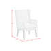 Avalanche Dining Arm Chair in Antique White (2 Per Carton) - Sweet Furniture (Columbus, Ohio)