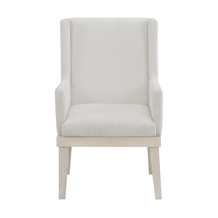 Avalanche Dining Arm Chair in Antique White (2 Per Carton) - Sweet Furniture (Columbus, Ohio)