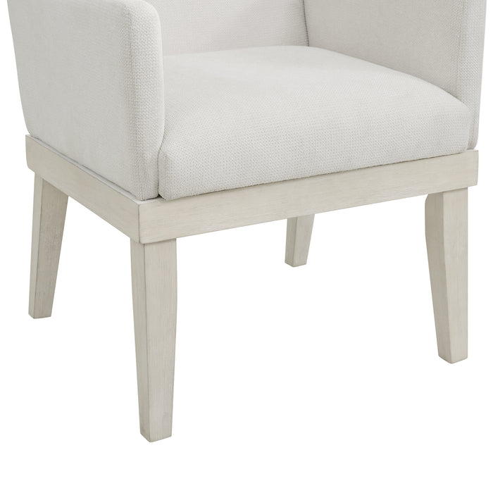 Avalanche Dining Arm Chair in Antique White (2 Per Carton) - Sweet Furniture (Columbus, Ohio)