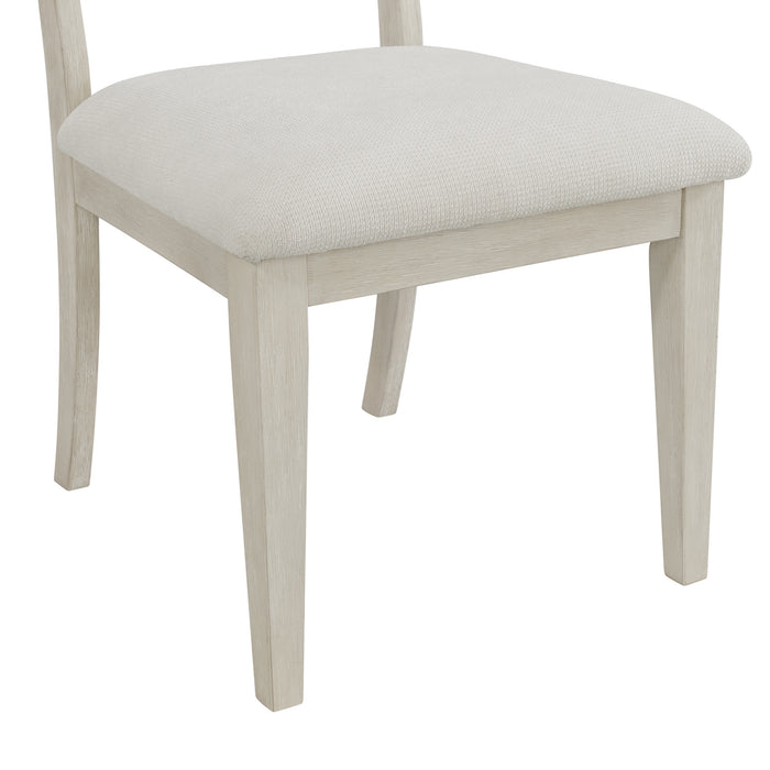 Avalanche Dining Side Chair in Antique White (2 Per Carton) - Sweet Furniture (Columbus, Ohio)