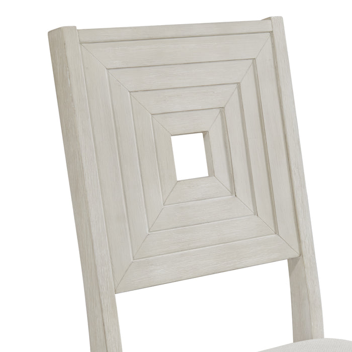 Avalanche Dining Side Chair in Antique White (2 Per Carton) - Sweet Furniture (Columbus, Ohio)