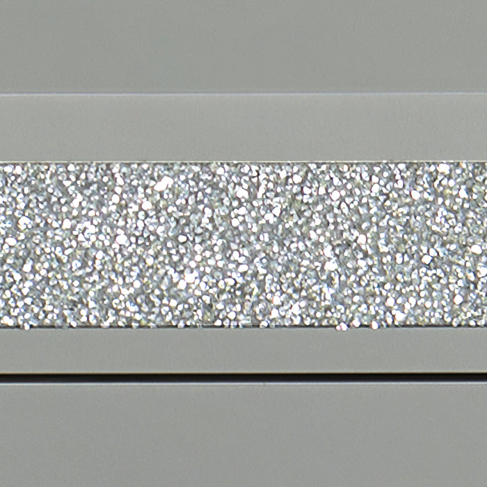 Avril 70" TV Stand in Silver - Sweet Furniture (Columbus, Ohio)