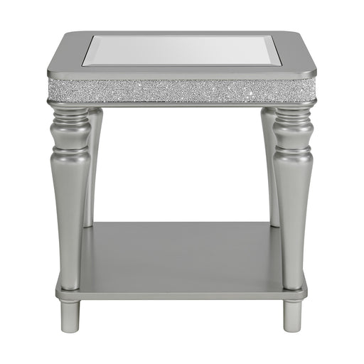 Avril End Table in Silver - Sweet Furniture (Columbus, Ohio)