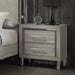 Lennox 2 Drawer Nightstand-Gray