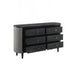 Skyline 6 Drawer Dresser-Onyx