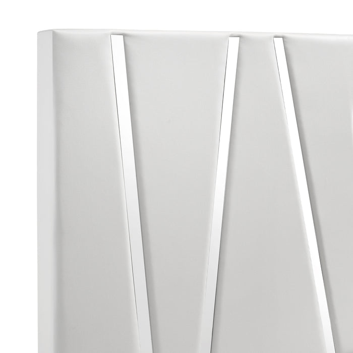 Europa 6/6 Ek Headboard, Footboard & Slats-White