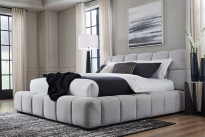 Grendusk Upholstered Bed - Sweet Furniture (Columbus, Ohio)