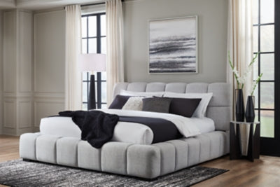Grendusk Upholstered Bed - Sweet Furniture (Columbus, Ohio)